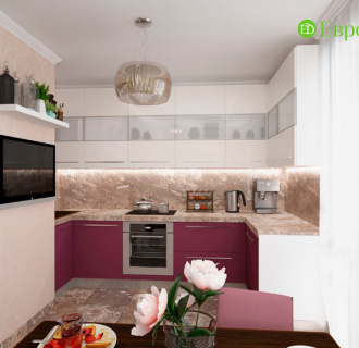 Дизайн четырехкомнатной квартиры 102 кв. м в стиле фьюжн. Фото проекта