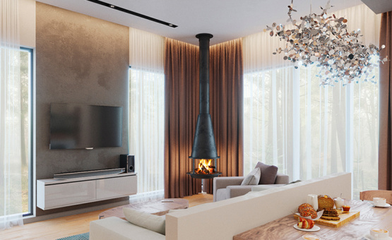 Дизайн интерьера 3-комнатной квартиры