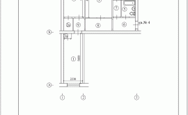 Перепланировка 3-комнатной квартиры 54 кв.м. по адресу г. Москва, ул. Партизанская, д. 49, к. 1. Фото 1